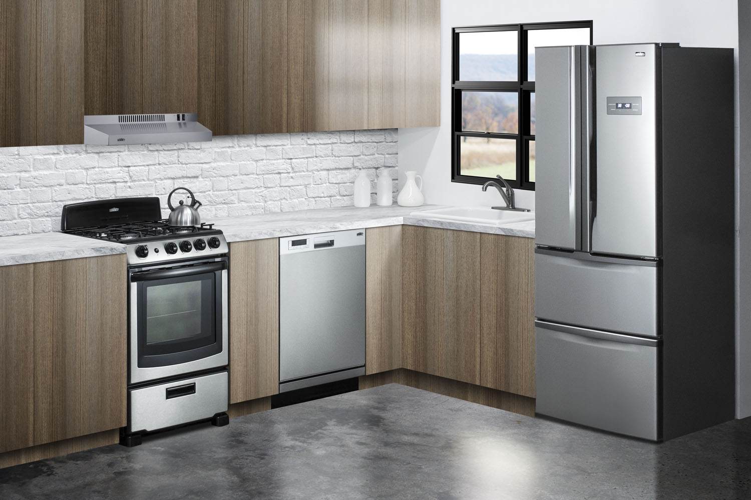 30 inch wide under cabinet convertible range hood for ducted or ductless use in stainless steel